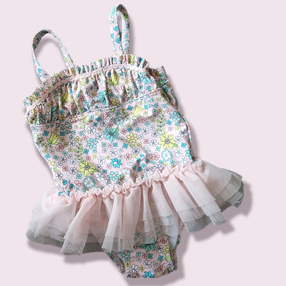 Floral swim suit